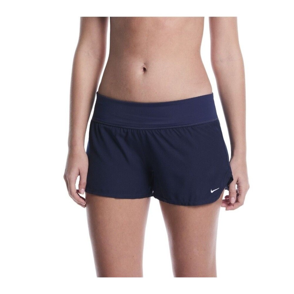 NIKE Women's Solid Effortless Swimming SWIM Boardshorts Navy SIZE: XXL New